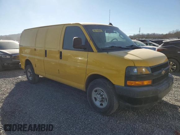 2020 Chevrolet Express Cargo Van with VIN 1GCWGAFP8L1129652, listed as a Copart auction lot 45386515 with 210,632 mi miles and Clean Title. Bid and sale history available at carsss.com. Image 4.