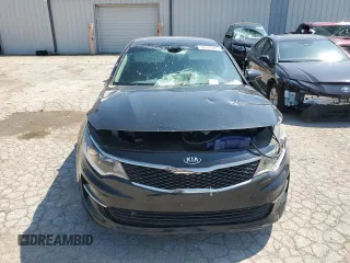 2017 Kia Optima LX with VIN 5XXGT4L36HG123511, listed as a Copart auction lot 58743865 with 120,039 mi miles and Salvage title. Bid and sale history available at DreamBid. Image 5.