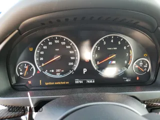 2018 BMW X5 M with VIN 5YMKT6C59J0Y83759, listed as a Copart auction lot 68018813 with 55,794 mi miles. Bid and sale history available at carsss.com. Image 9.