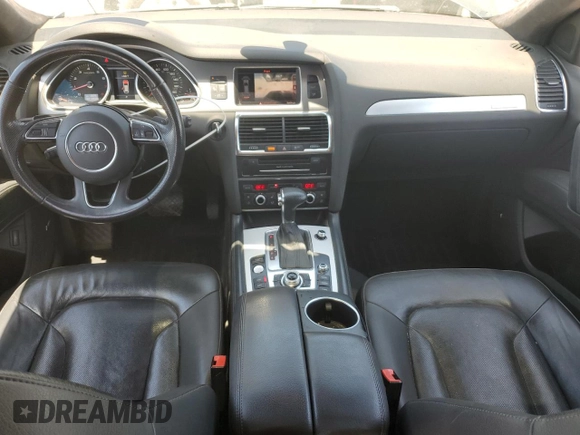 2015 Audi Q7 S line Prestige with VIN WA1DGAFE9FD002055, listed as a Copart auction lot 58073635 with 165,304 mi miles and Salvage title. Bid and sale history available at DreamBid. Image 8.