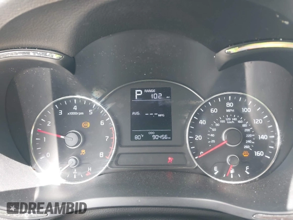 2018 Kia Forte LX with VIN 3KPFK4A77JE230246, listed as a IAAI auction lot 42031081 with 90,456 mi miles. Bid and sale history available at carsss.com. Image 7.