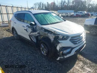 2017 Hyundai Santa Fe Sport 2.4L with VIN 5NMZU3LB9HH010581, listed as a IAAI auction lot 41758130 with 117,526 mi miles. Bid and sale history available at carsss.com. Image 1.