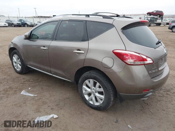 2012 Nissan Murano S with VIN JN8AZ1MU3CW120037, listed as a IAAI auction lot 41161477 with 169,720 mi miles and . Bid and sale history available at DreamBid. Image 3.