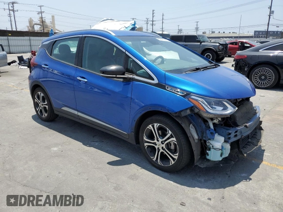 2017 Chevrolet Bolt EV Premier with VIN 1G1FX6S08H4186180, listed as a Copart auction lot 58431925 with 79,966 mi miles and Salvage title. Bid and sale history available at DreamBid. Image 4.