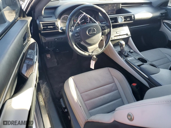 2015 Lexus RC 350 with VIN JTHSE5BC1F5000551, listed as a Copart auction lot 76241364 with 109,600 mi miles and Salvage Title. Bid and sale history available at carsss.com. Image 8.