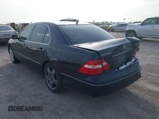 2005 Lexus LS 430 with VIN JTHBN36F155019723, listed as a IAAI auction lot 41897964 with 115,995 mi miles and . Bid and sale history available at DreamBid. Image 3.