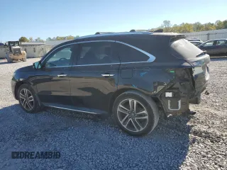2018 Acura MDX Advance with VIN 5J8YD3H9XJL001637, listed as a Copart auction lot 76556854 with 76,886 mi miles and Salvage Title. Bid and sale history available at DreamBid. Image 2.