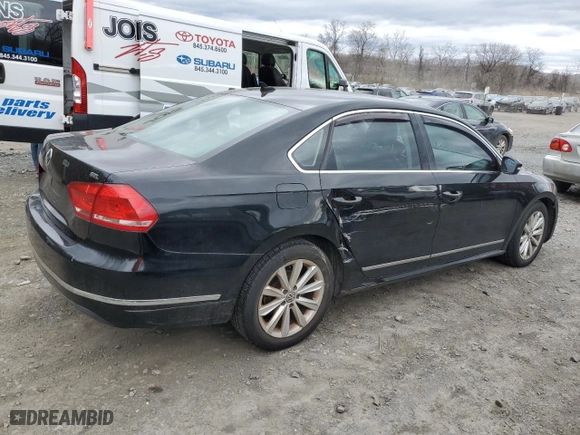 2013 Volkswagen Passat SEL Premium with VIN 1VWCP7A31DC076998, listed as a Copart auction lot 53275145 with 175,375 mi miles and Clean Title. Bid and sale history available at carsss.com. Image 3.