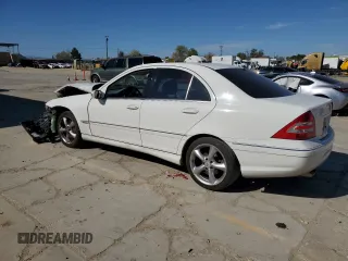 2005 Mercedes-Benz C with VIN WDBRF40J65F600840, listed as a Copart auction lot 52964845 with 206,094 mi miles and Salvage Title. Bid and sale history available at DreamBid. Image 2.