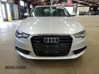 2013 Audi A6 Premium Plus with VIN WAUGGAFC8DN034033, listed as a Copart auction lot 55471895 with 136,840 mi miles and Salvage title. Bid and sale history available at DreamBid. Image 5.