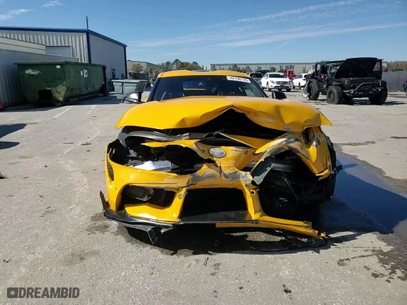2020 Toyota GR Supra 3.0 with VIN WZ1DB4C08LW032292, listed as a Copart auction lot 42190135 with 43,982 mi miles and Non Repairable. Bid and sale history available at carsss.com. Image 14.
