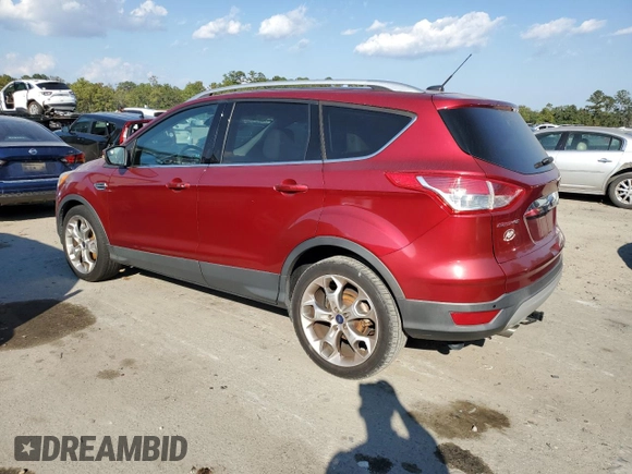 2014 Ford Escape Titanium with VIN 1FMCU0JXXEUD13856, listed as a Copart auction lot 76608764 with 116,178 mi miles and Clean Title. Bid and sale history available at carsss.com. Image 2.