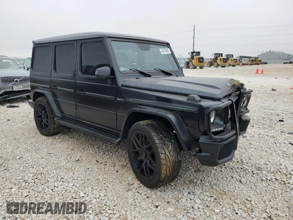 2018 Mercedes-Benz G 63 AMG with VIN WDCYC7DH3JX295570, listed as a Copart auction lot 44415945 with 48,588 mi miles and Salvage title. Bid and sale history available at DreamBid. Image 4.