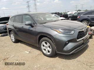 2021 Toyota Highlander Hybrid LE with VIN 5TDBBRCH2MS514881, listed as a Copart auction lot 66672734 with 56,155 mi miles and Salvage title. Bid and sale history available at DreamBid. Image 4.