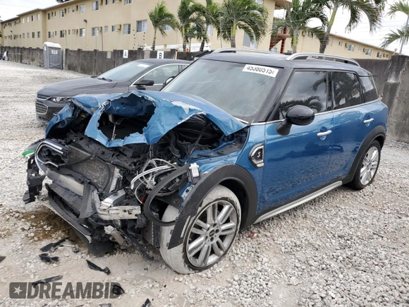 2017 MINI Countryman Cooper S z VIN WMZYT3C32H3B66146, wystawiony jako Copart lot #45380515 z przebiegiem 43 803 mil mil oraz Szkoda całkowita • Salvage title. Historia ofert i sprzedaży dostępna na DreamBid. Obrazek 1.