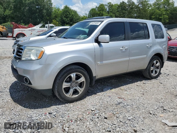 2013 Honda Pilot EX-L with VIN 5FNYF4H59DB023051, listed as a Copart auction lot 64324055 with 189,519 mi miles and Salvage title. Bid and sale history available at DreamBid. Image 1.