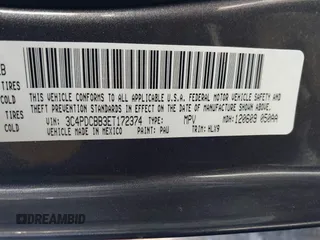 2014 Dodge Journey SXT with VIN 3C4PDCBB3ET172374, listed as a IAAI auction lot 42188228 with 138,129 mi miles. Bid and sale history available at carsss.com. Image 9.