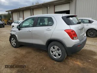 2016 Chevrolet Trax LS with VIN KL7CJKSB3GB754607, listed as a Copart auction lot 50418065 with 104,492 mi miles and Salvage Title. Bid and sale history available at carsss.com. Image 2.