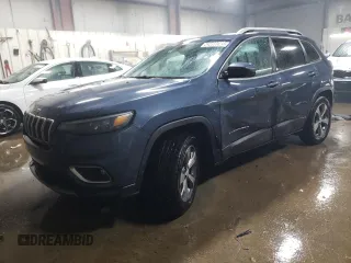2020 Jeep Cherokee Limited with VIN 1C4PJMDN5LD529627, listed as a Copart auction lot 42488045 with 77,327 mi miles and Salvage Title. Bid and sale history available at carsss.com. Image 1.