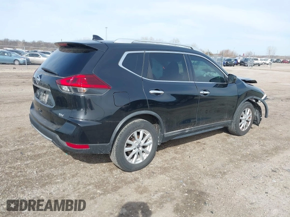 2018 Nissan Rogue SV with VIN KNMAT2MT3JP586116, listed as a IAAI auction lot 41853736 with 147,258 mi miles and . Bid and sale history available at carsss.com. Image 4.