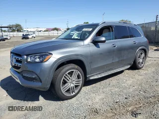 2021 Mercedes-Benz GLS with VIN 4JGFF5KE5MA432268, listed as a Copart auction lot 49516835 with 35,624 mi miles and Salvage Title. Bid and sale history available at carsss.com. Image 1.
