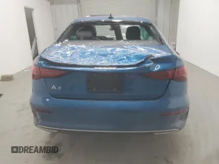 2023 Audi A3 Premium z VIN WAUAUDGY7PA070852, wystawiony jako Copart lot #42019815 z przebiegiem Nie podano mil oraz Czysty tytuł • Clean title. Historia ofert i sprzedaży dostępna na DreamBid. Obrazek 6.