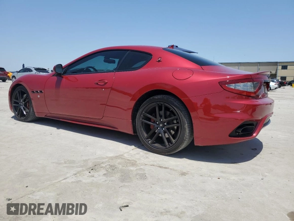2018 Maserati GranTurismo Sport с VIN ZAM45VLA5J0254000, выставлен на аукционе Copart как лот 57055945 с пробегом 20 301 миль миль и Списание • Salvage title. История ставок и продаж доступна на DreamBid. Изображение 2.