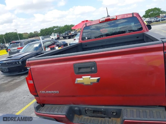 2015 Chevrolet Colorado 2WD Base with VIN 1GCHSAEA3F1235435, listed as a IAAI auction lot 42073726 with 79,700 mi miles. Bid and sale history available at carsss.com. Image 16.