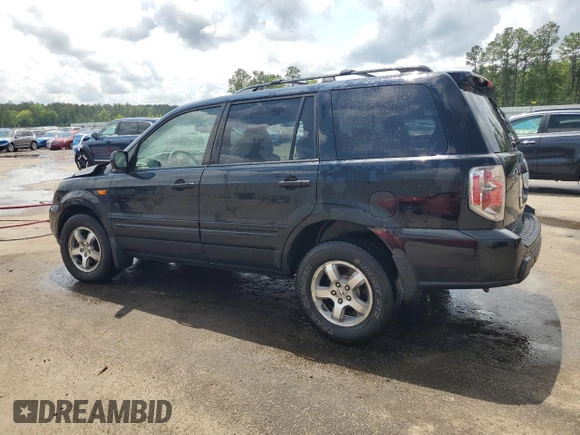 2006 Honda Pilot EX-L with VIN 2HKYF18536H554183, listed as a Copart auction lot 54327565 with 260,871 mi miles and Salvage Title. Bid and sale history available at DreamBid. Image 2.
