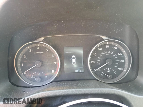 2018 Hyundai Elantra SEL with VIN 5NPD84LF3JH356836, listed as a Copart auction lot 48057285 with 74,214 mi miles and Salvage Title. Bid and sale history available at DreamBid. Image 9.