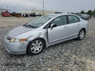 2008 Honda Civic LX with VIN 1HGFA16598L075744, listed as a Copart auction lot 54559954 with 163,383 mi miles and Salvage Title. Bid and sale history available at DreamBid. Image 1.