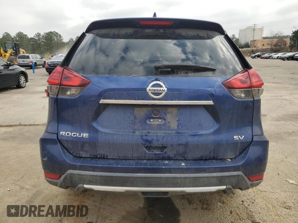 2017 Nissan Rogue SV with VIN 5N1AT2MTXHC744920, listed as a Copart auction lot 43873515 with 157,681 mi miles and Salvage Title. Bid and sale history available at carsss.com. Image 6.
