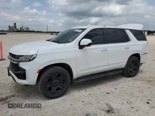 2021 Chevrolet Tahoe Commercial z VIN 1GNSCLED0MR351867, wystawiony jako Copart lot #52995205 z przebiegiem 88 738 mil mil oraz Szkoda całkowita • Salvage title. Historia ofert i sprzedaży dostępna na DreamBid. Obrazek 1.