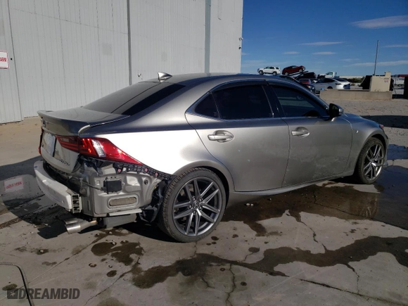 2016 Lexus IS 350 with VIN JTHCE1D29G5010375, listed as a Copart auction lot 77452414 with 80,720 mi miles and Salvage Title. Bid and sale history available at carsss.com. Image 3.