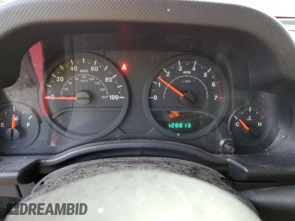 2009 Jeep Wrangler X with VIN 1J4FA24149L760959, listed as a Copart auction lot 49425955 with 128,813 mi miles and Salvage Title. Bid and sale history available at DreamBid. Image 9.