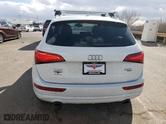 2015 Audi Q5 Premium Plus with VIN WA1LFAFP5FA053621, listed as a Copart auction lot 45708805 with 81,099 mi miles and Salvage Title. Bid and sale history available at carsss.com. Image 6.