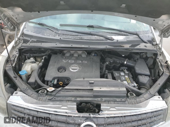 2007 Nissan Quest S with VIN 5N1BV28U27N128407, listed as a Copart auction lot 86583964 with 186,644 mi miles and Salvage Title. Bid and sale history available at carsss.com. Image 12.