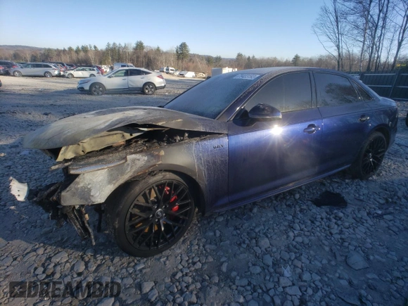 2018 Audi S4 Premium Plus with VIN WAUB4AF47JA231368, listed as a Copart auction lot 79423193 with 0 mi miles. Bid and sale history available at carsss.com. Image 1.