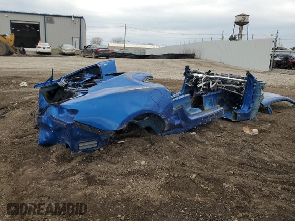 2018 Chevrolet Camaro ZL1 with VIN 1G1FJ1R6XJ0125148, listed as a Copart auction lot 50382435 with Not Provided miles and Salvage Title. Bid and sale history available at DreamBid. Image 3.