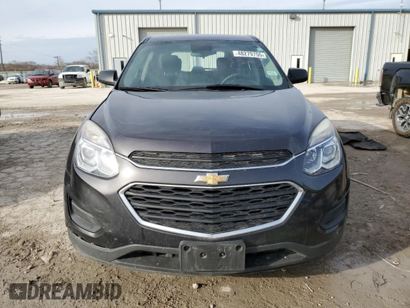 2016 Chevrolet Equinox LS with VIN 2GNFLEEK7G6220334, listed as a Copart auction lot 48279755 with 128,608 mi miles and Salvage Title. Bid and sale history available at carsss.com. Image 5.