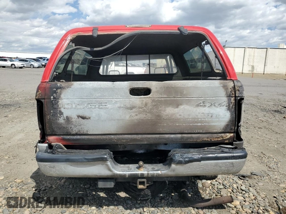 1997 Dodge 1500 z VIN 3B7HF13Z3VG701815, wystawiony jako Copart lot #56922405 z przebiegiem Nie podano mil oraz Nie do naprawy • Non repairable. Historia ofert i sprzedaży dostępna na DreamBid. Obrazek 6.