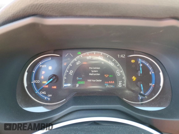 2021 Toyota RAV4 Hybrid XSE with VIN 4T3E6RFV0MU029754, listed as a Copart auction lot 50006155 with 29,234 mi miles and Salvage Title. Bid and sale history available at carsss.com. Image 9.