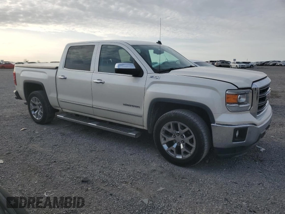 2014 GMC Sierra 1500 SLT with VIN 3GTU2VEC0EG375367, listed as a Copart auction lot 52339505 with 206,855 mi miles and Salvage Title. Bid and sale history available at DreamBid. Image 4.