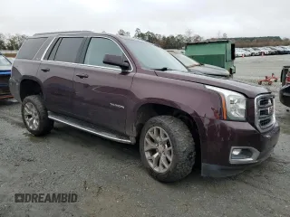 2017 GMC Yukon SLE with VIN 1GKS2AKC8HR353081, listed as a Copart auction lot 81058634 with 126,867 mi miles and Salvage Title. Bid and sale history available at carsss.com. Image 4.