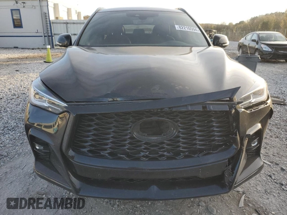 2023 Infiniti QX50 Sport with VIN 3PCAJ5FB4PF118796, listed as a Copart auction lot 82210594 with 25,472 mi miles and Salvage Title. Bid and sale history available at DreamBid. Image 5.