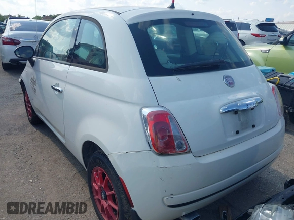 2015 FIAT 500 Pop z VIN 3C3CFFAR8FT500337, wystawiony jako IAAI lot #40331078 z przebiegiem Nie podano mil oraz . Historia ofert i sprzedaży dostępna na DreamBid. Obrazek 3.