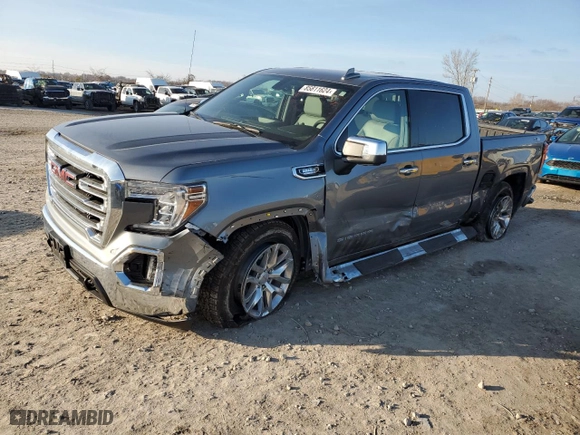 2022 GMC Sierra 1500 Limited SLT with VIN 1GTU9DET9NZ191809, listed as a Copart auction lot 85811624 with 28,776 mi miles and Salvage Title. Bid and sale history available at carsss.com. Image 1.