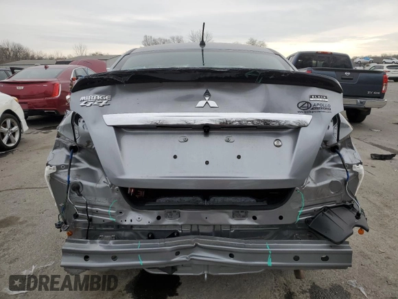 2022 Mitsubishi Mirage G4 ES with VIN ML32FUFJ6NHF04209, listed as a Copart auction lot 78268243 with 17,933 mi miles and Salvage Title. Bid and sale history available at carsss.com. Image 6.