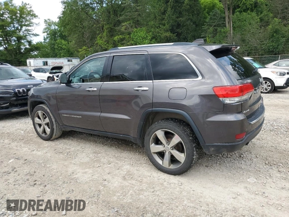 2014 Jeep Grand Cherokee Limited with VIN 1C4RJFBG9EC266575, listed as a Copart auction lot 65406195 with 129,833 mi miles and Clean title. Bid and sale history available at DreamBid. Image 2.