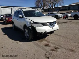 2016 Nissan Rogue SV with VIN KNMAT2MV6GP618616, listed as a Copart auction lot 44461575 with 68,804 mi miles and Salvage Title. Bid and sale history available at carsss.com. Image 12.